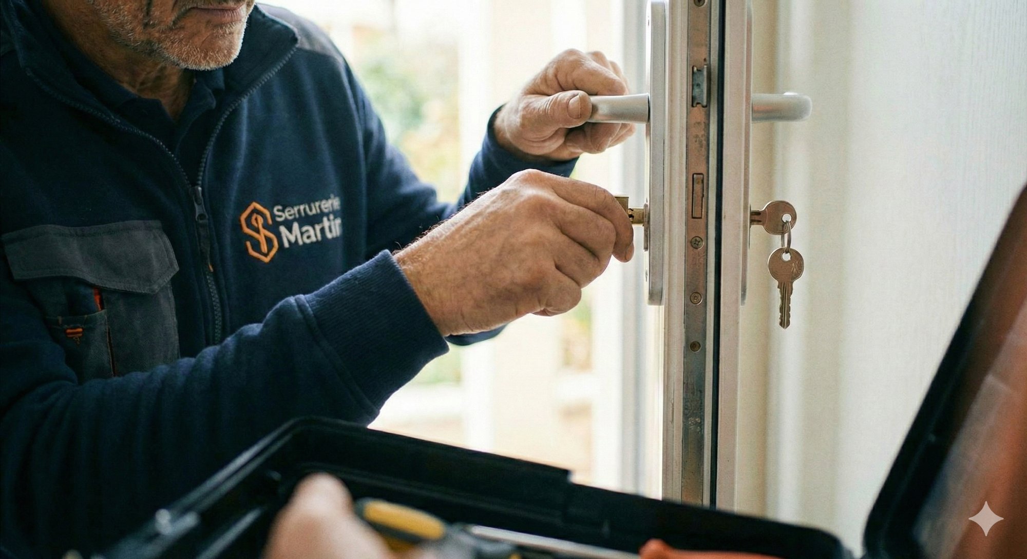 Serrurier avec client